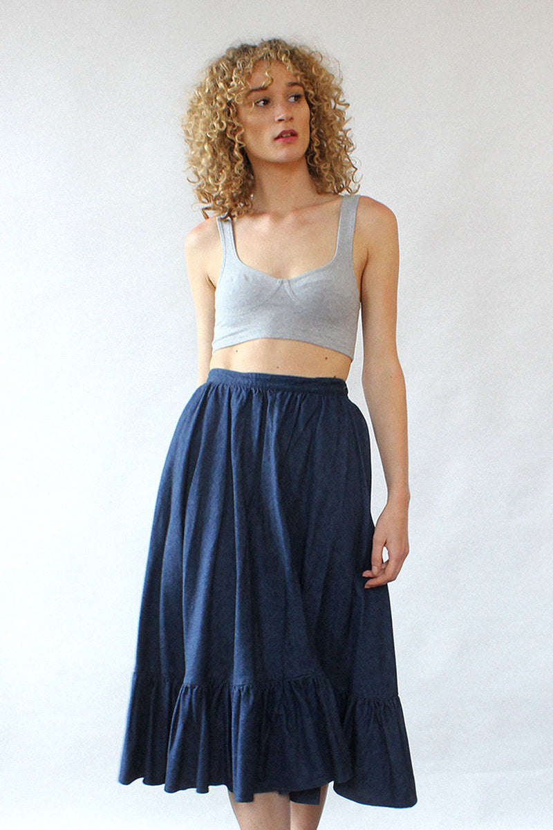 Gloria Vanderbilt Dark Denim Skirt XS/S