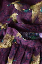 Mallard Duck Paisley Skirt M