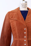 Canadian Suede Snap Jacket XS