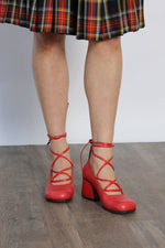 Anjero Italian Lace-up Heels 5.5