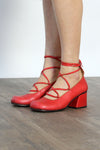 Anjero Italian Lace-up Heels 5.5