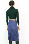 Pierre Cardin High Waist Denim Skirt XS