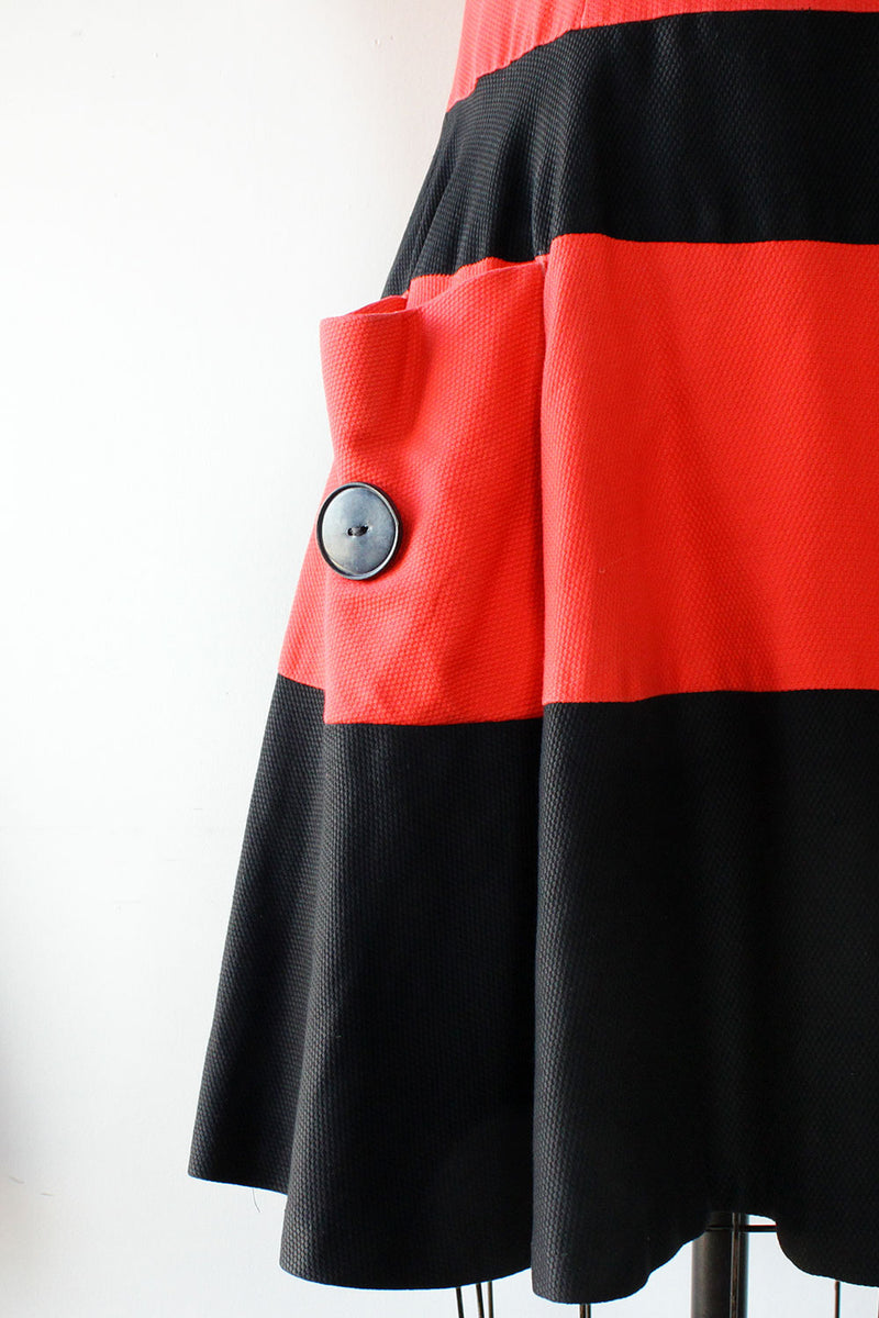 Ainsley Striped 60s Dress S