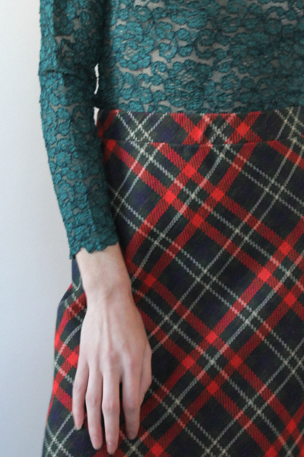 Austin Plaid Maxi Skirt XS-M