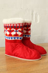 Quilted Swan House Boots 9-10