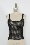 Open Crochet Tank S
