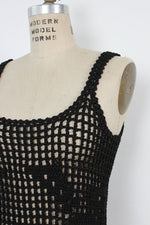Open Crochet Tank S