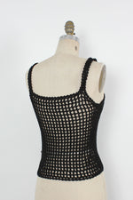 Open Crochet Tank S