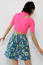 Flower Power Full Mini Skirt XS