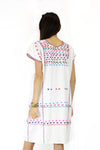 Animal Kingdom Embroidered Folk Dress