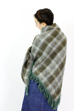 Scottish Plaid Mohair Shawl