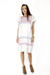Animal Kingdom Embroidered Folk Dress