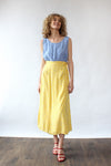 Lemon Ditsy Wrap Skirt S-L