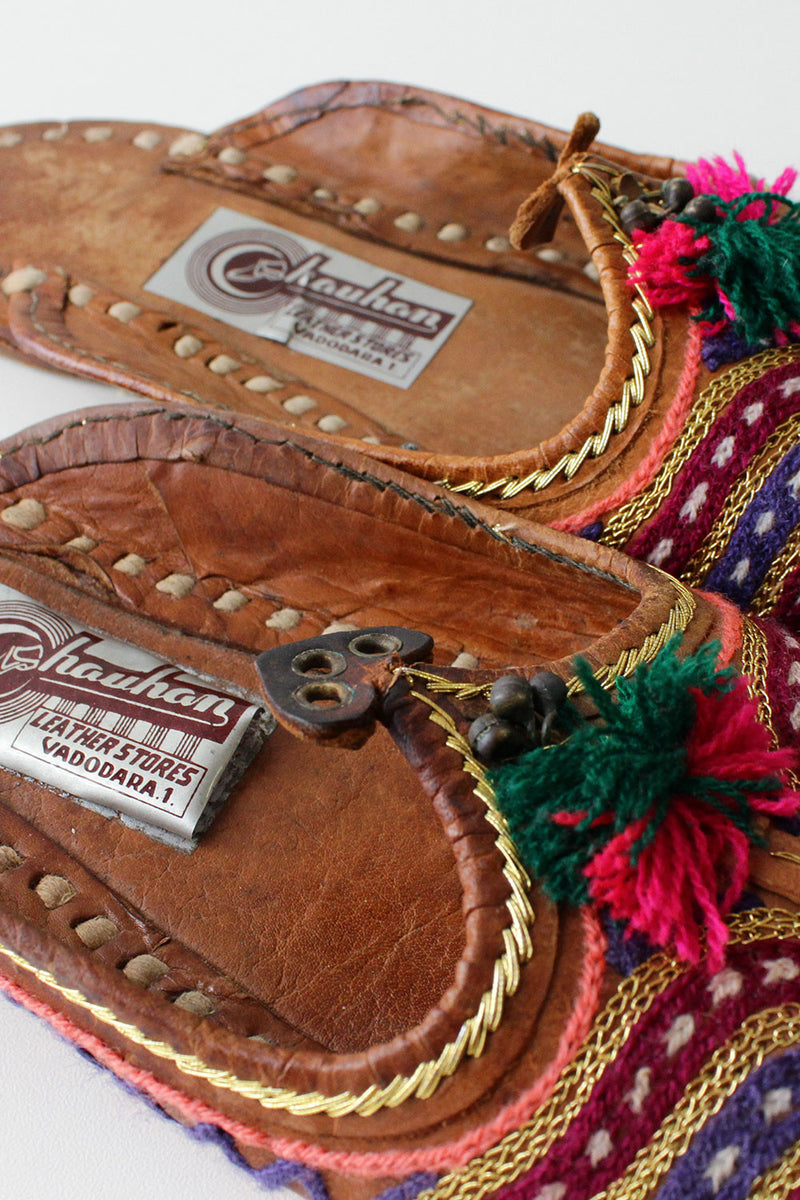 Rani Embroidered Slippers 5 1/2