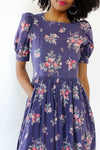 Laura Ashley Puff Floral Dress M