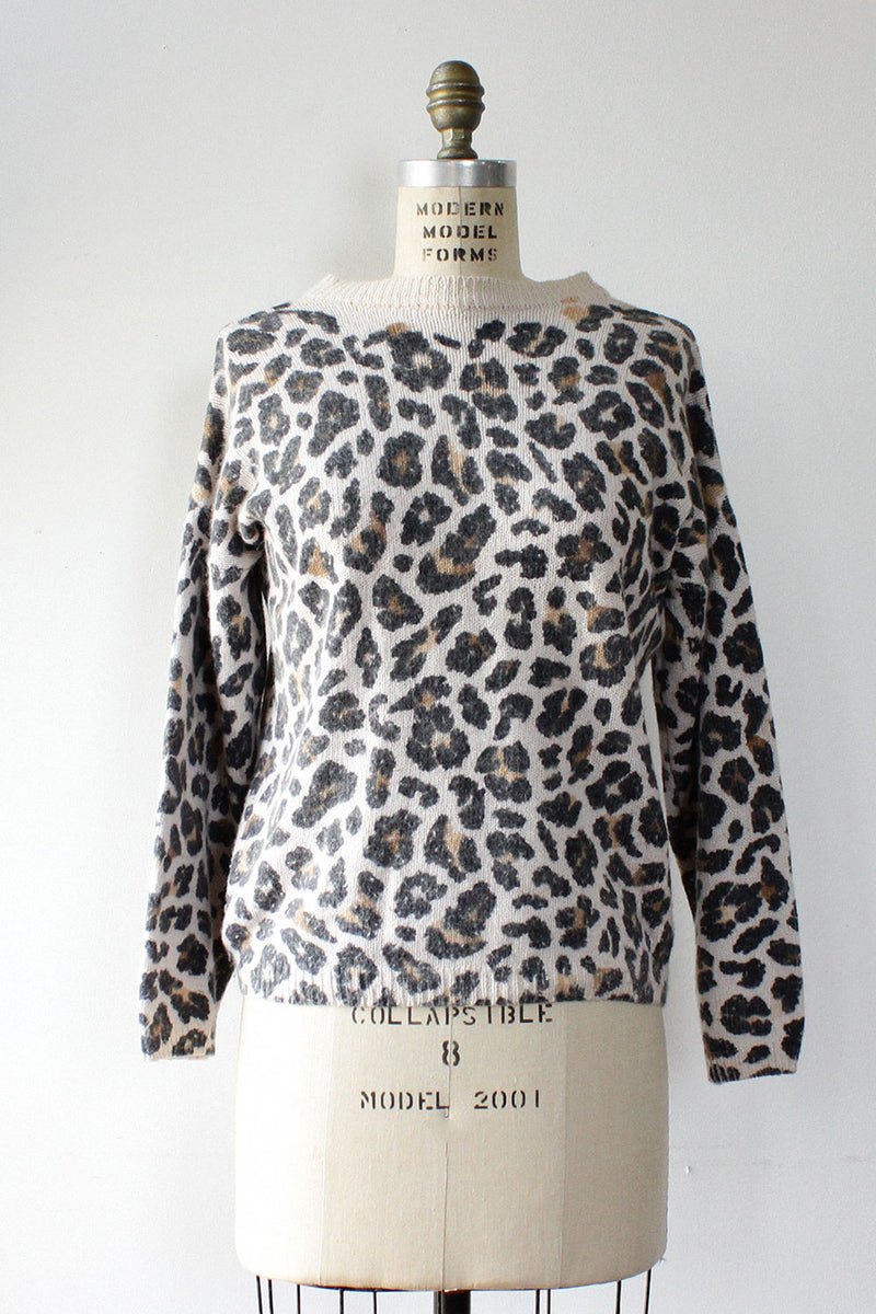 Jamie Leopard Sweater
