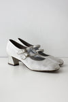 Coquette Metallic Mary Janes 8 1/2