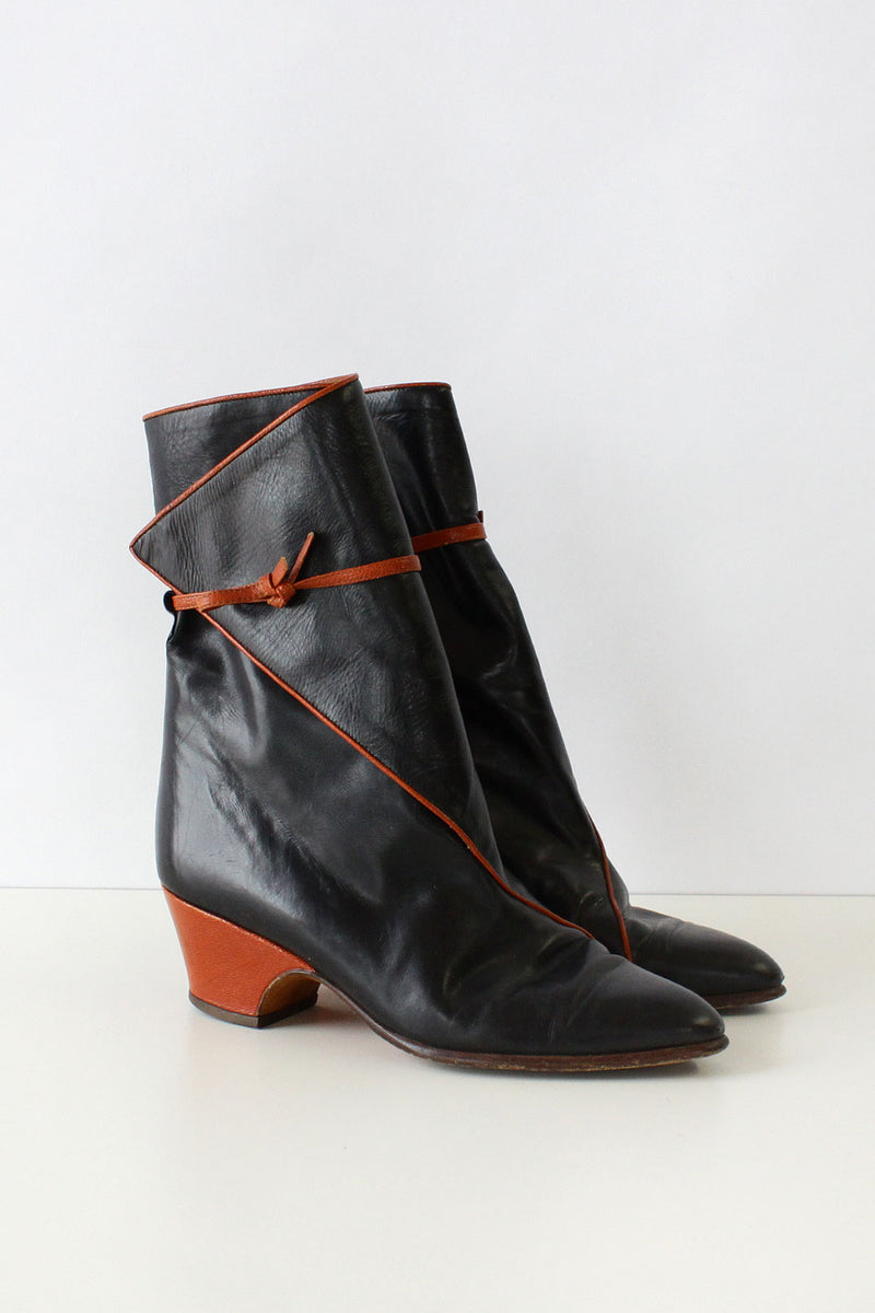 Maud Frizon Wrap Boots 5 1/2