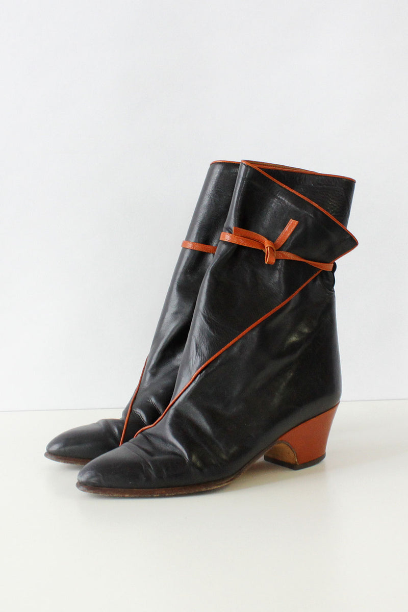 Maud Frizon Wrap Boots 5 1/2