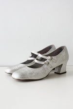 Coquette Metallic Mary Janes 8 1/2
