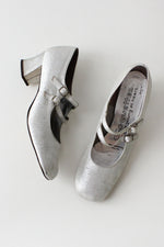 Coquette Metallic Mary Janes 8 1/2