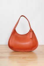 Orange Leather Coach Purse