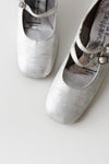 Coquette Metallic Mary Janes 8 1/2