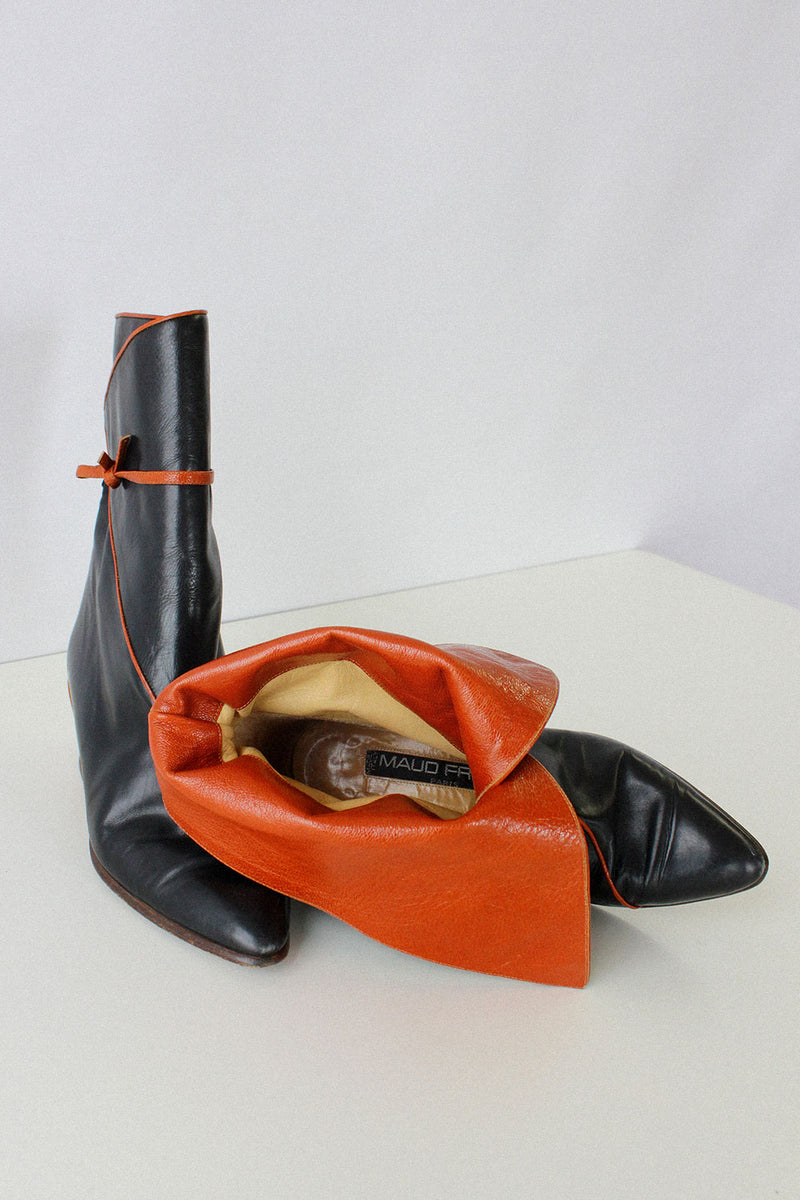 Maud Frizon Wrap Boots 5 1/2