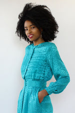 Umi Squiggle Silk Dress S