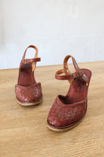 Latinas Redwood Leather Heels 7 1/2