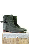 Forest Green Booties 8 1/2