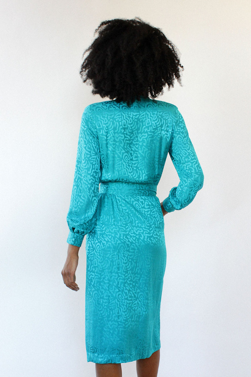 Umi Squiggle Silk Dress S