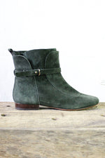 Forest Green Booties 8 1/2