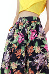 vintage laura ashley floral skirt