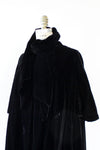 Sashed Silk Velvet Coat S/M