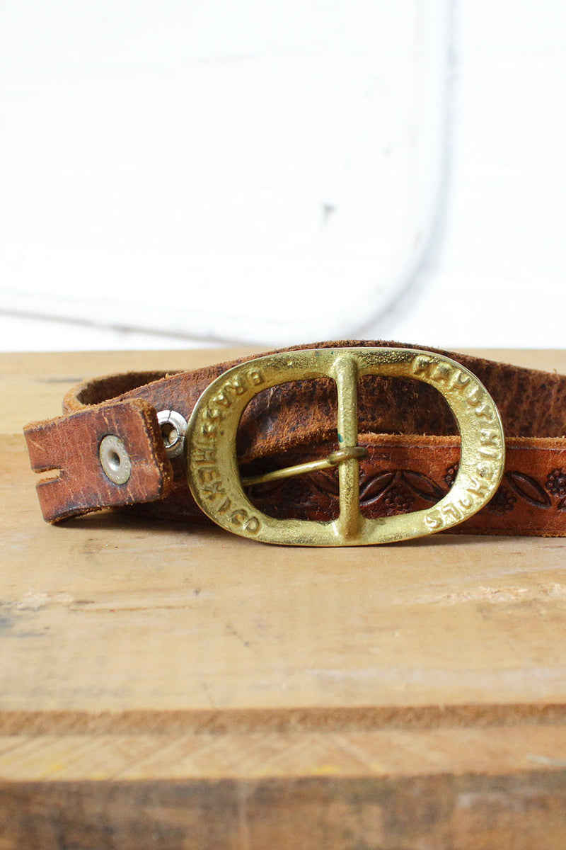 Randy Tooled Belt