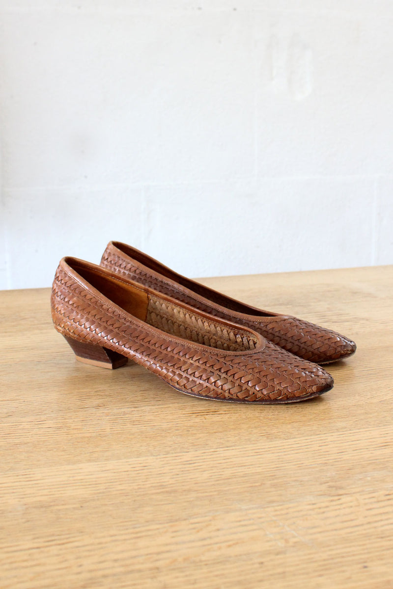 Picone Woven Leather Shoes 8 1/2