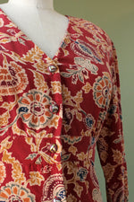 Gillian Silk Wallpaper Dress M
