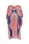 70s Dashiki Angel Sleeve Dress