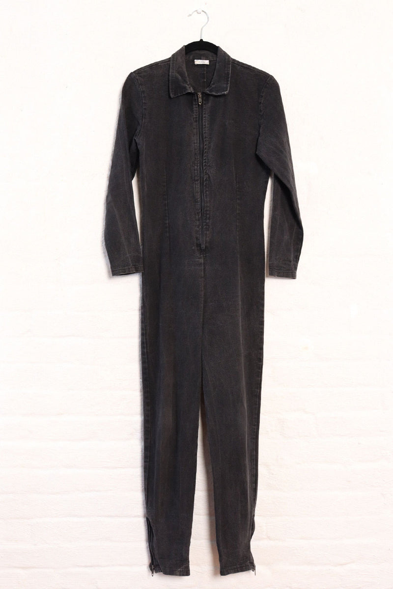Stonewash Stretch Denim Jumpsuit XS/S