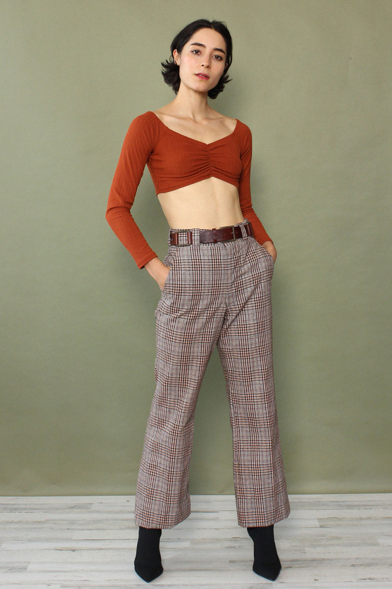 Bernie Plaid Slacks XS/S