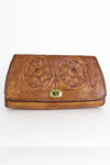 60s Tooled Leather Clutch