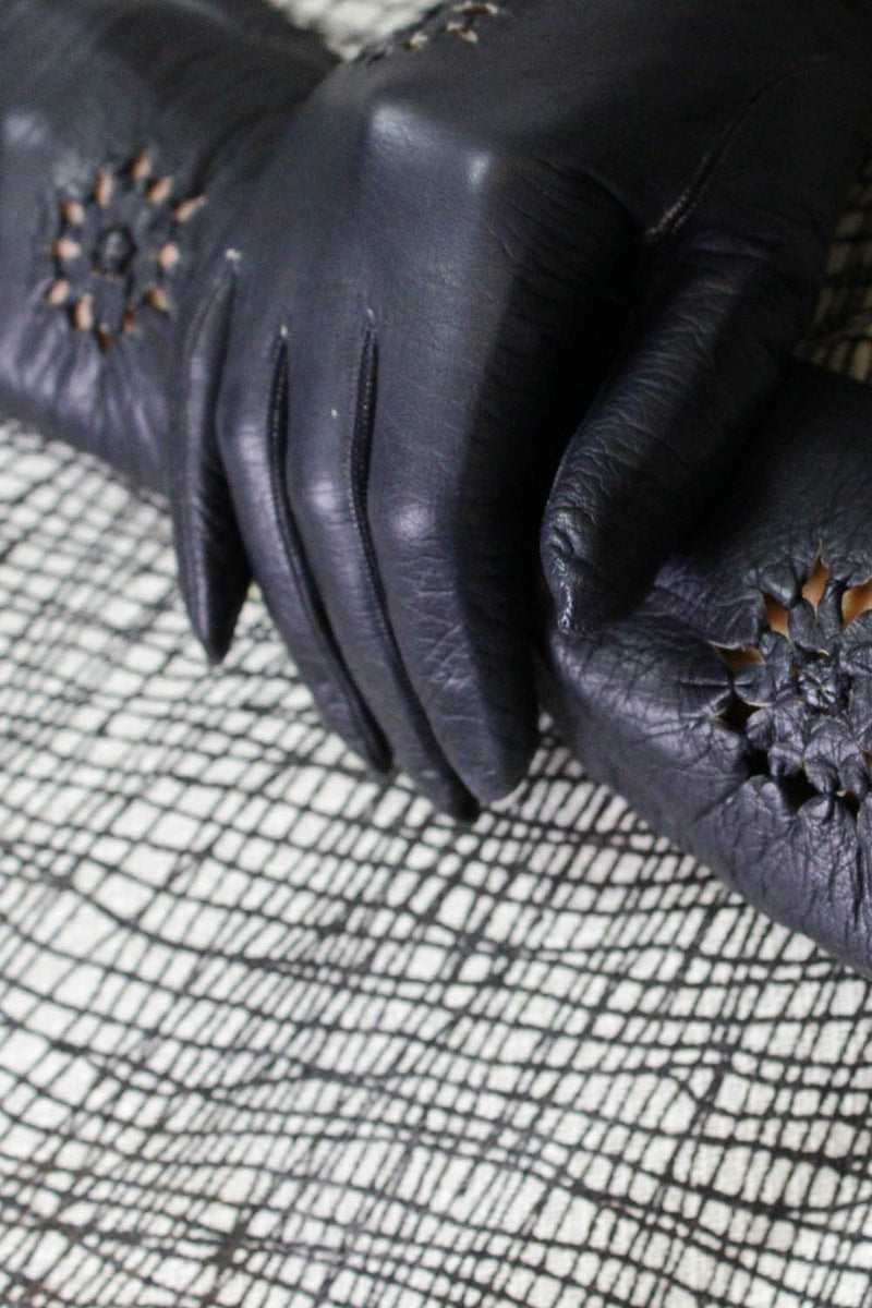 French Kidskin Cutout Gloves
