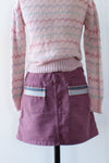 Marc Jacobs Purple Denim Mini Skirt S/M
