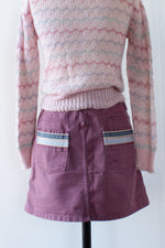 Marc Jacobs Purple Denim Mini Skirt S/M