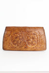 60s Tooled Leather Clutch
