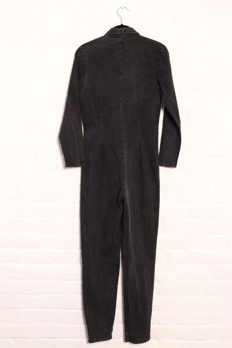 Stonewash Stretch Denim Jumpsuit XS/S