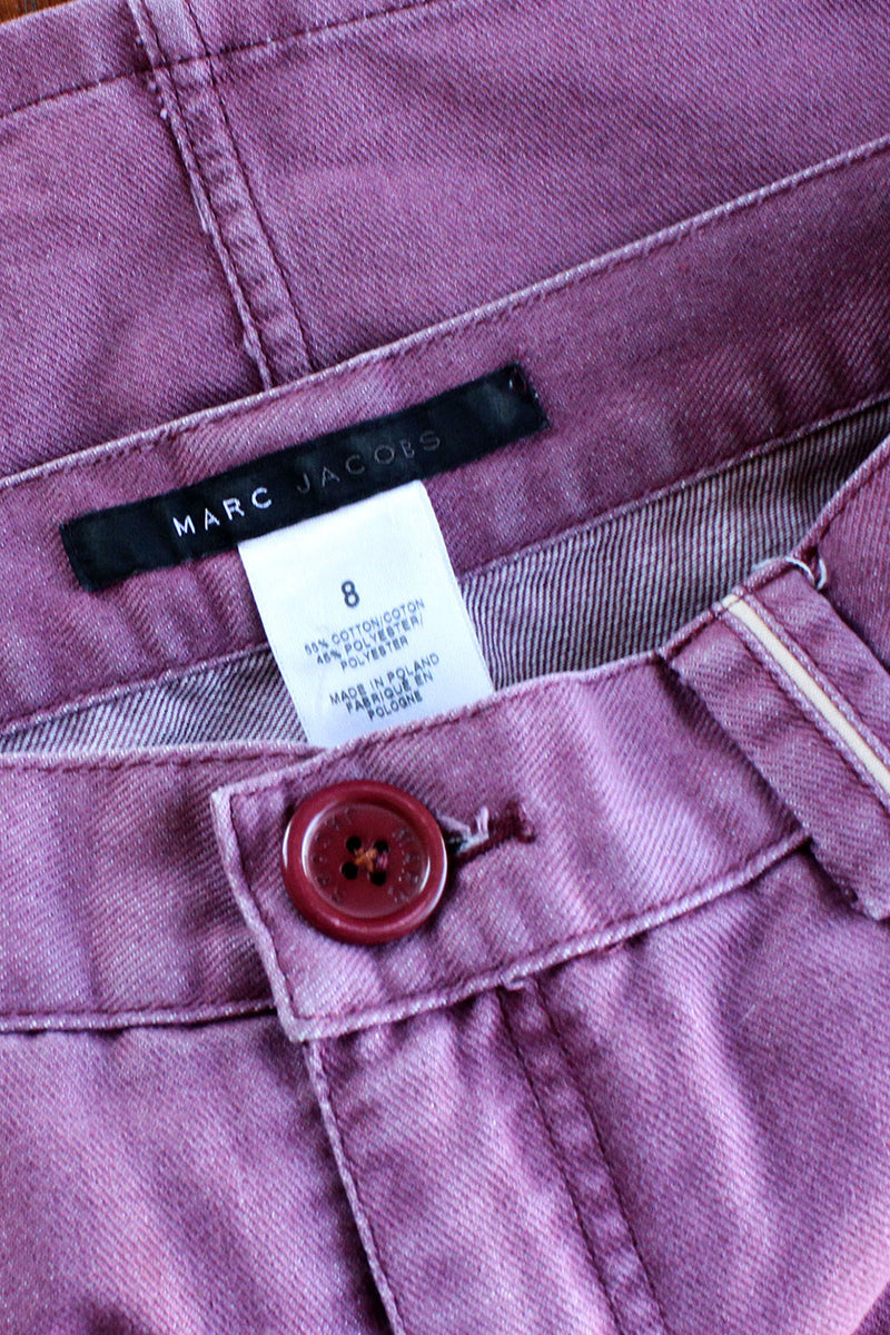 Marc Jacobs Purple Denim Mini Skirt S/M