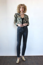 Cropped Tapestry Jacket S/M