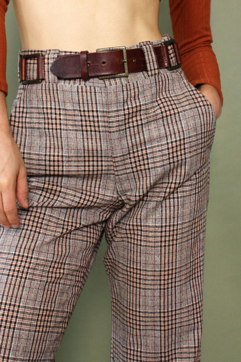 Bernie Plaid Slacks XS/S